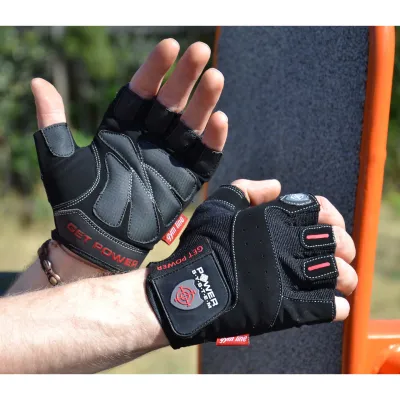 Рукавички для фітнесу Power System PS-2550 Get Power Black L - 4 - Robinzon.ua