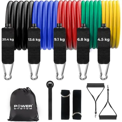 Набор трубчатых эспандеров Power System PS-4099 Total Expander Set 5шт. - 1 Набор трубчатых эспандеров Power System PS-4099 Total Expander Set 5шт. - 1 - Robinzon.ua