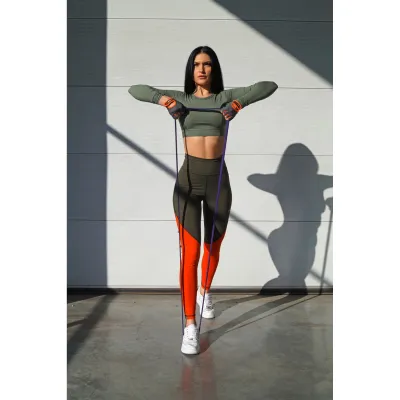 Еспандер-петля (гумові петлі) PowerPlay PP_0022 набір 3шт. опір 5-39кг. (сумарно 76кг.) + ручки та якір - 4 - Robinzon.ua