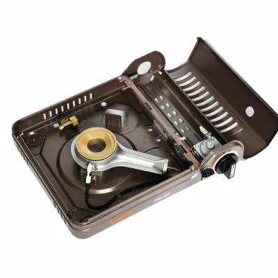 Плита газовая портативная с переходником на большой баллон Tramp UTRG-058 - 3 - Robinzon.ua