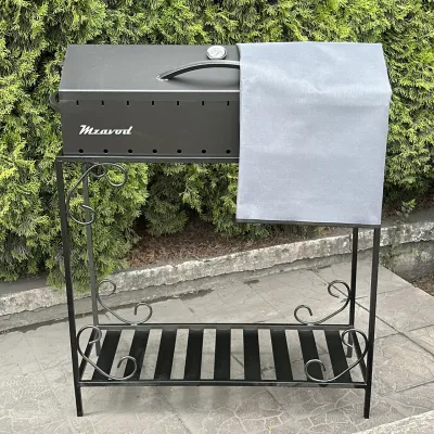 Чехол Mzavod для мангала-барбекю Прометей-Гефест на 12 шампуров серый - 6 Чехол Mzavod для мангала-барбекю Прометей-Гефест на 12 шампуров серый - 6 - Robinzon.ua