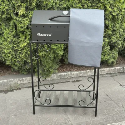 Чехол Mzavod для мангала-барбекю Прометей-Гефест на 9 шампуров серый - 6 Чехол Mzavod для мангала-барбекю Прометей-Гефест на 9 шампуров серый - 6 - Robinzon.ua