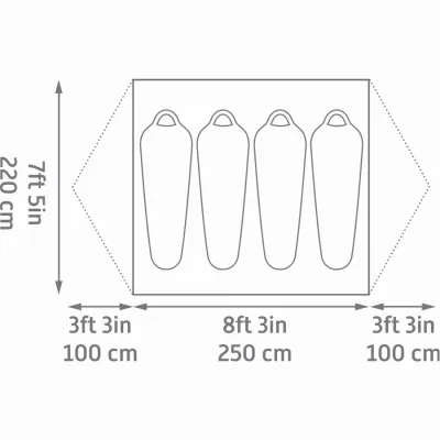 Kelty намет Wireless 4. - 6 - Robinzon.ua