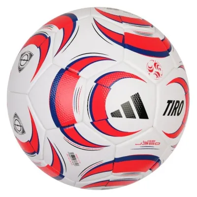 Мяч футбольный Adidas TIRO LGE J350 Белый, Красный 5 (JW1525 5) - 2 - Robinzon.ua