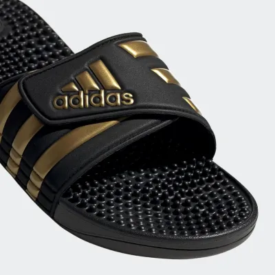 Мужские Шлепанцы Adidas ADISSAGE Черный, Золотой 46 (EG6517 46) - 6 - Robinzon.ua