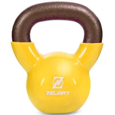 Гиря чугунная 4 кг с виниловым покрытием Zelart-5161-4 - 2 - Robinzon.ua