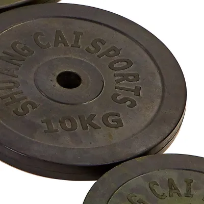 Штанга прямая с обрезиненными блинами на 83 кг длина-1,8м SPORTS 1139-83R - 5 - Robinzon.ua