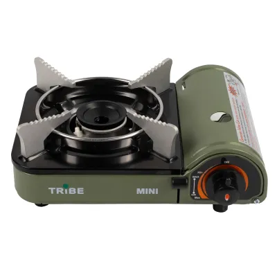 Газова плита Tribe Mini портативна T-HD-0010, olive - 2 - Robinzon.ua
