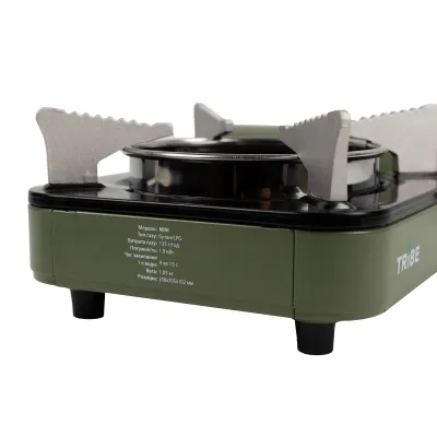 Газова плита Tribe Mini портативна T-HD-0010, olive - 5 - Robinzon.ua