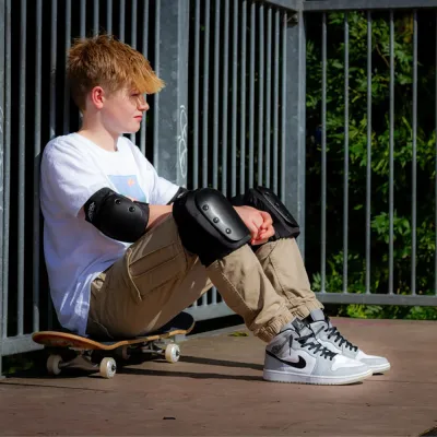 REKD захист набір Heavy Duty Double Jr чорний-чорний L. - 1 REKD захист набір Heavy Duty Double Jr чорний-чорний L. - 1 - Robinzon.ua