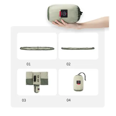 Гамак одноместный Naturehike зелёный NH21DC011. - 5 - Robinzon.ua