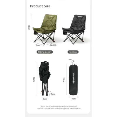 Складное кресло Naturehike черное CNK2450JJ020. - 6 - Robinzon.ua