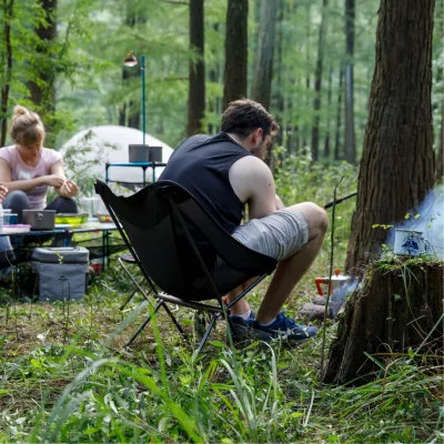 Раскладное кресло Naturehike Stellaluna L04 серый размер М CNK2450JJ015 - 5 - Robinzon.ua