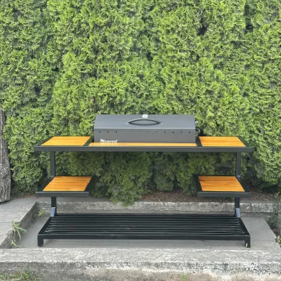 Мангал-барбекю Mzavod Один на 12 шампуров 4мм в стиле LOFT - 2 Мангал-барбекю Mzavod Один на 12 шампуров 4мм в стиле LOFT - 2 - Robinzon.ua