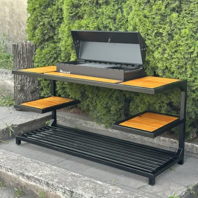 Мангал-барбекю Mzavod Один на 12 шампуров 4мм в стиле LOFT - 4 Мангал-барбекю Mzavod Один на 12 шампуров 4мм в стиле LOFT - 4 - Robinzon.ua