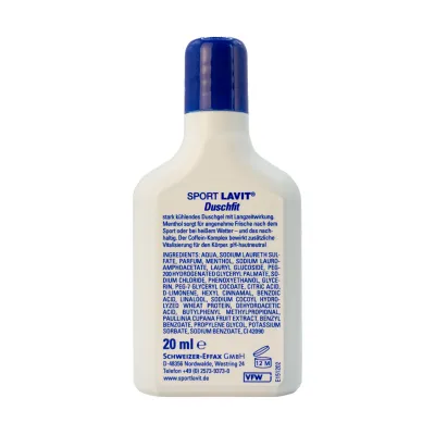 Гель для душа с охлаждающим эффектом Sport Lavit Shower Fit 20 ml Mini (39804900) - 1 - Robinzon.ua