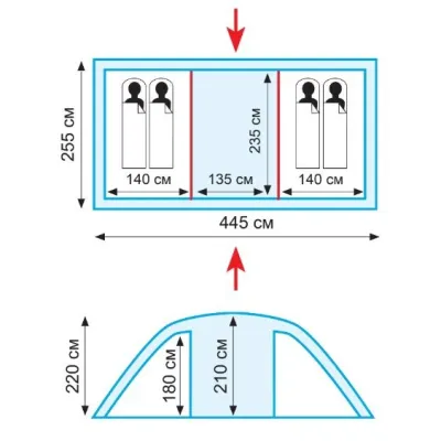 Намет Tramp Eagle 4 (v2) - 1 - Robinzon.ua