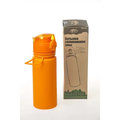 Пляшка силіконова Tramp 500 мл orange TRC-093-orange - 4 - Robinzon.ua