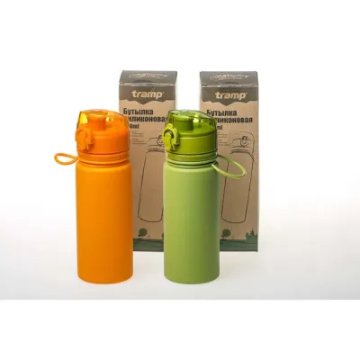 Пляшка силіконова Tramp 500 мл orange TRC-093-orange - 6 - Robinzon.ua