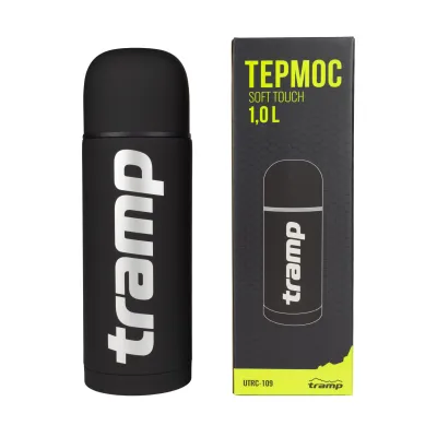 Термос TRAMP Soft Touch 1 л UTRC-109 black - 8 - Robinzon.ua