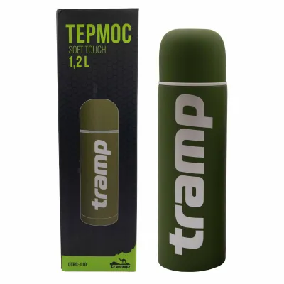 Термос TRAMP Soft Touch 1,2 л UTRC-110-khaki - 2 - Robinzon.ua