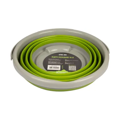 Ведро TRAMP складное силиконовое 10л UTRC-091, Оранжевый - 2 - Robinzon.ua