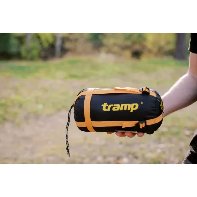 Спальний мішок Tramp Airy Light ковдра з капюш лівий yellow/grey 190/80 UTRS-056 - 1 - Robinzon.ua