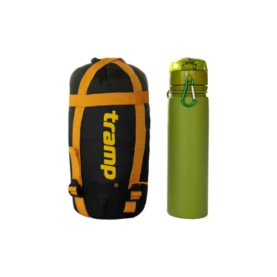 Спальний мішок Tramp Airy Light ковдра з капюш лівий yellow/grey 190/80 UTRS-056 - 3 - Robinzon.ua