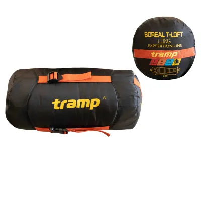 Спальний мішок Tramp Boreal Long кокон правий orange/grey 225/80-55 UTRS-061L - 1 - Robinzon.ua
