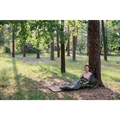 Спальный мешок Totem Hunter кокон правый olive 220/60-55 UTTS-004 - 1 - Robinzon.ua