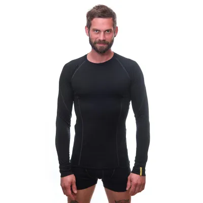 Мужская термопродукция Sensor Merino Active LS черная 11109033, SM11MA-black-XL. - 3 - Robinzon.ua