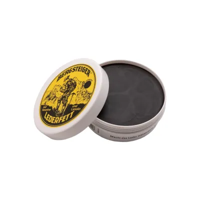 Водовідштовхуюче просочення для взуття HeySport Bergsteiger-Leather-Grease black 150 ml - 1 - Robinzon.ua