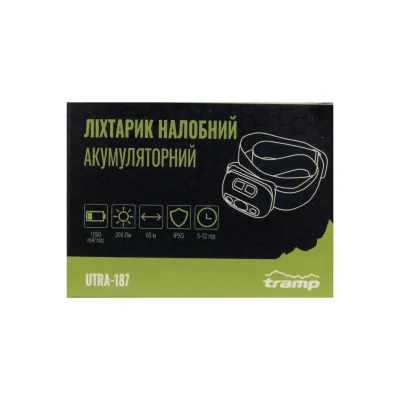 Фонарь Tramp налобный аккумуляторный UTRA-187. - 7 - Robinzon.ua