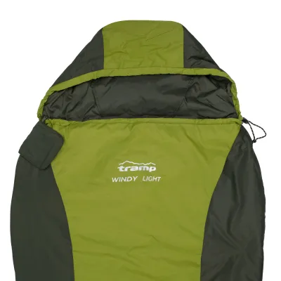 Спальный мешок Tramp Windy Light кокон левый, olive - 3 - Robinzon.ua