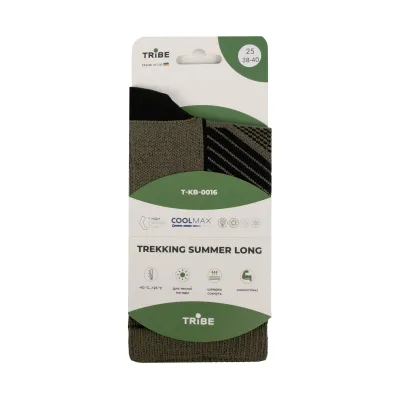 Носки Tribe Trekking Summer Long T-KB-0016-оливковый, 38-40. - 8 Носки Tribe Trekking Summer Long T-KB-0016-оливковый, 38-40. - 8 - Robinzon.ua