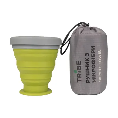 Рушник з мікрофібри Tribe Bicycle Towel 60х120 см T-LC-0005-L, olive - 4 Рушник з мікрофібри Tribe Bicycle Towel 60х120 см T-LC-0005-L, olive - 4 - Robinzon.ua