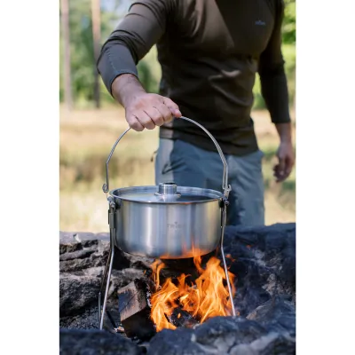 Казанок Tribe Fire Pot 5,4 л сталевий T-FH-0006-metal - 8 Казанок Tribe Fire Pot 5,4 л сталевий T-FH-0006-metal - 8 - Robinzon.ua