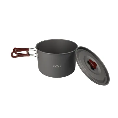 Казанок Tribe Pot 3 л Alu алюмінієвий T-FH-0015-grey - 7 - Robinzon.ua