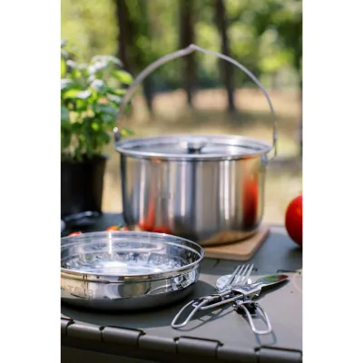 Набір столових приборів Tribe Compact Set сталевий T-FC-0021-metal - 6 Набір столових приборів Tribe Compact Set сталевий T-FC-0021-metal - 6 - Robinzon.ua