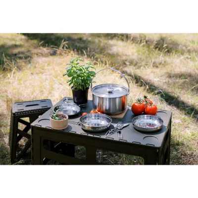 Набір столових приборів Tribe Compact Set сталевий T-FC-0021-metal - 8 Набір столових приборів Tribe Compact Set сталевий T-FC-0021-metal - 8 - Robinzon.ua