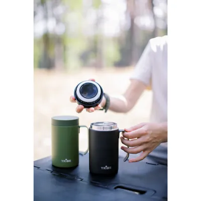Чашка-термос Tribe Adventure Mug 450 мл T-FA-0032, olive - 6 - Robinzon.ua