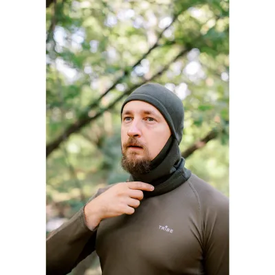 Балаклава флисовая Tribe Fleece Balaclava T-KF-0021 OS, оливковая. - 1 - Robinzon.ua