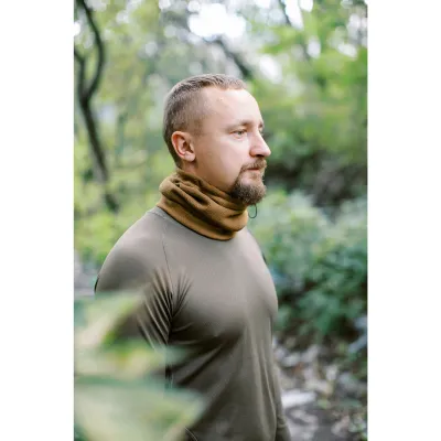 Флисовая повязка Tribe Neck Warmer с затяжкой T-KF-0020 OS, койот. - 6 - Robinzon.ua