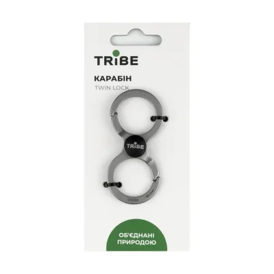 Карабін Tribe Twin Lock T-LB-0007-metal - 1 Карабін Tribe Twin Lock T-LB-0007-metal - 1 - Robinzon.ua