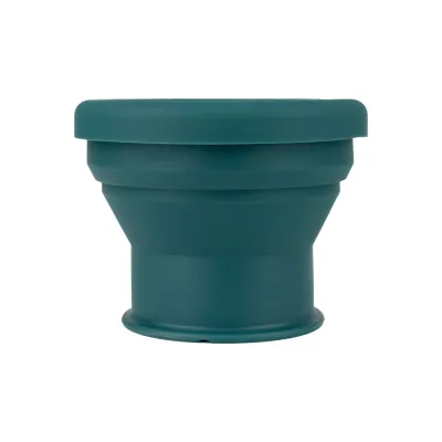 Стакан Tribe Collapsible Shot 90 мл з кришкою силіконовий T-FF-0030, ocean - 1 - Robinzon.ua