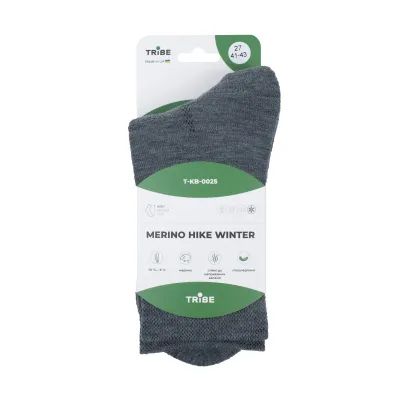 Шкарпетки Tribe Merino Hike Winter T-KB-0025-blue, 44-46 - 5 - Robinzon.ua