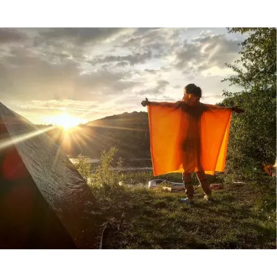 AceCamp пончо Vinyl Rain Poncho orange - 4 - Robinzon.ua
