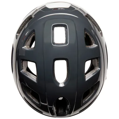 Велошлем Cairn Quartz LED USB, Shiny shadow, 52-58, M (0300380-54-52-58) - 2 - Robinzon.ua