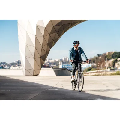 Велошлем Cairn Quartz LED USB, Shiny shadow, 52-58, M (0300380-54-52-58) - 3 - Robinzon.ua