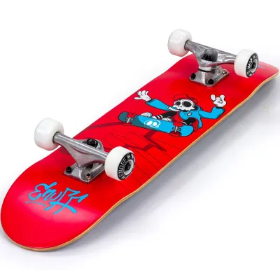 Enuff скейтборд Skully Mini red - 1 Enuff скейтборд Skully Mini red - 1 - Robinzon.ua